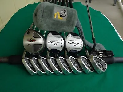 $279 • Buy Titleist Pro Dunlop Irons Driver Woods Putter Complete Golf Club Set Mens RH Set