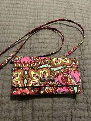 Vera Bradley Crossbody Wallet/wristlet Resort  Medallion • $14.99