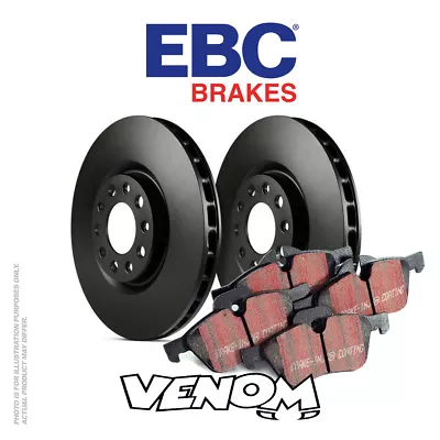 EBC Front Brake Kit Discs & Pads For VW Passat Mk4 3BG 1.8 Turbo 2001-2005 • $210.29