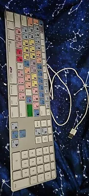 2007 Apple A1243 Logic Keyboard For MediaComposer Wired Slim Keyboard USB  • $40