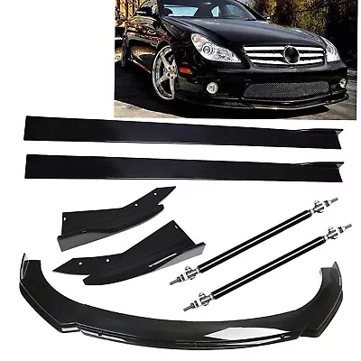 For Mercedes Benz E Class Front Bumper Lip Spoiler Diffuser Side Skirt Splitter • $99.99