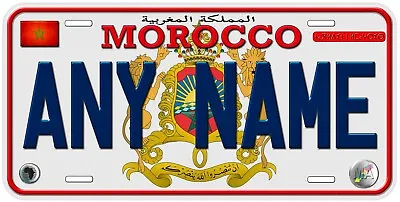 Morocco Any Name Personalized Novelty Car License Plate • $18.85