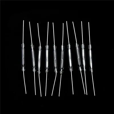 10Pcs 3*20mm Glass Magnetic Induction Reed Switch MagSwitch Normally Open.go • $2.58