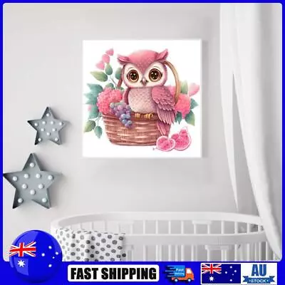 5D DIY Full Round Drill Diamond Painting Flower Owl Kit Home Decoration (B6180) • $9.39