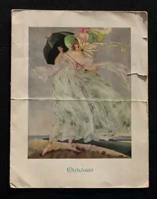 £25 • Buy Cunard White Star Line Rms Aquitania Unusual New Year's Eve Dance & Suppermenu