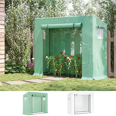 200x76x168cm Walk-in Garden Greenhouse Tomato Plant House Durable Frame • £30.99