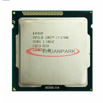 $219.53 • Buy ONE Intel Core I7-2700K CPU Quad Core 8-Thread 3.5GHz 8M SR0DG LGA 1155