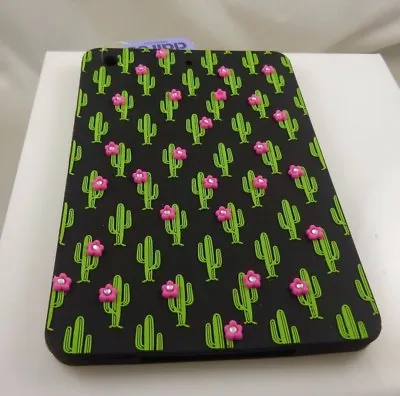 For Ipad Mini  Cover Cactus  Design  Bling Black Background Green And Pick • $14.99