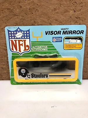 Vintage NOS Pittsburg Steelers Vanity Visor Mirror For Car Retro New Old Stock • $12.99