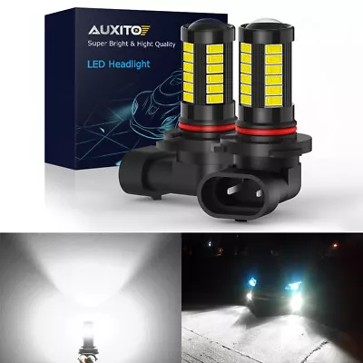 Pair H10 LED Fog Driving Light Bulbs Kit 9145 9140 White 6000K Super Bright Lamp • $12.99