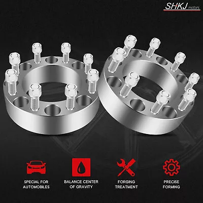 Pair 2  Wheel Spacers 8X170 For Ford F-250 Super Duty F-350 Super Duty Excursion • $68.12