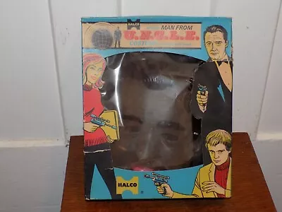 Vintage Man From UNCLE Napoleon Solo Halco Halloween Costume In Box!. • $225