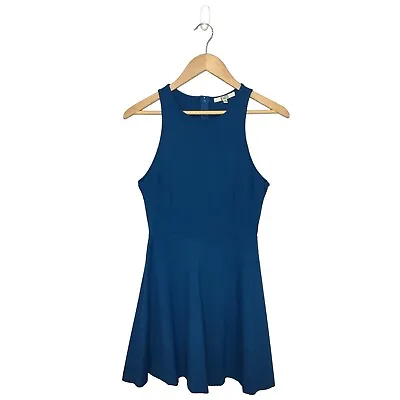 $23.99 • Buy BB Dakota Skater Fit Flare Sleeveless Dress Teal Blue 4