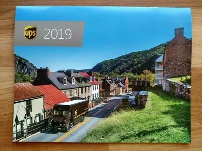 UNITED PARCEL SERVICE Wall Hanging 2019 UPS CALENDAR ~ Last UPS Calendar? • $11.88