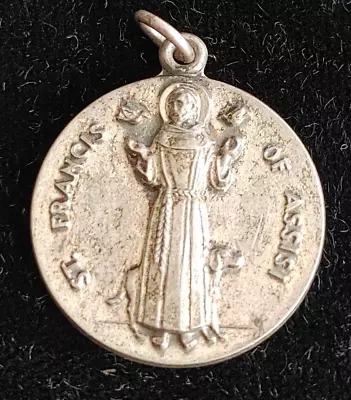 Sterling Silver - Vintage 1930-1940's  Saint Francis Of Assisi Metal        #5 • $20