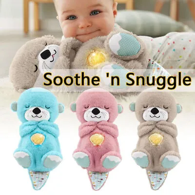 Fisher Price Soothe 'N Snuggle Otter Portable Plush Baby Toy With Sensory Detail • £7.99