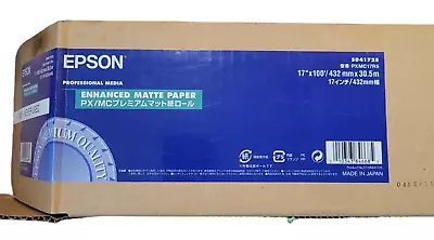 Epson Enhanced Paper MATTE (17 Inches X 100 Feet Roll) (PXMC17R5) • $59.95