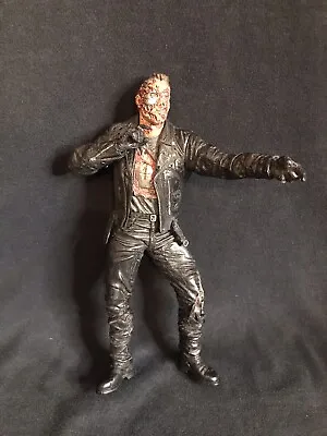 McFarlane Movie Maniacs Terminator 2 T-800 7  Figure Arnold Schwarzenegger Loose • $14