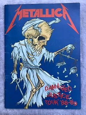 Metallica Damaged Justice Tour Book 88 - 89 • $29.95