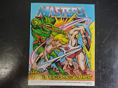 Vintage He Man Mini Comic Leech The Master Of Power Suction Unleashed 1984 • $5