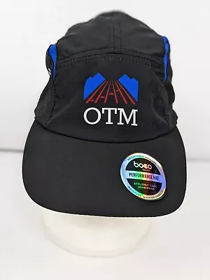 OTM Track Club Boco Gear 5 Panel Hat Black Adjustable • $9.88