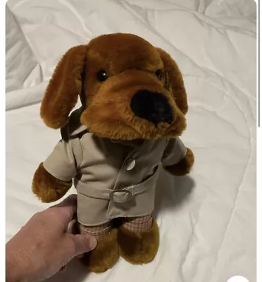 Vintage Dakin 1981 Plush McGruff The Crime Detective Police Dog 14” • $12.07