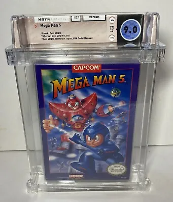 Mega Man 5 (NES Nintendo Entertainment System) NES CIB WATA 9.0 • $1099.99