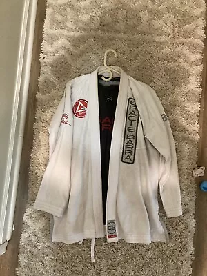 Gracie Barra Jiu Jitsu Gi White Size A3 Kimono With Belt Rash Guard Shorts • $41