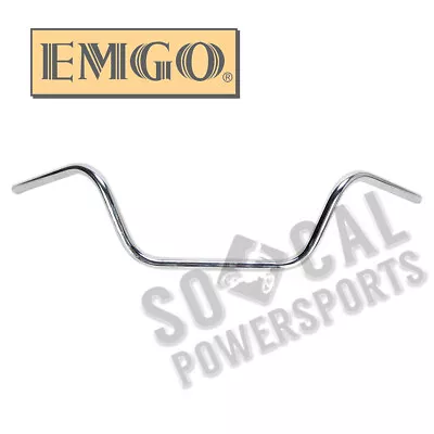 Emgo 7/8in. Low Chopper Rise Handlebar - Chrome - 23-93133 • $59.71