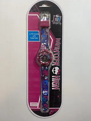 Monster High Girl Wrist Watch Electronic LCD Digital Display Skulls Rhinestone • $14.99