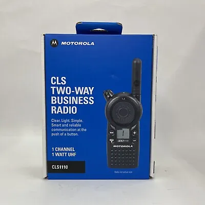 Motorola CLS1110 UHF Business 2-Way Radio Walkie Talkie • $120