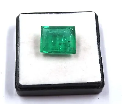 Green Emerald 15.20 Ct Certified Natural Exculsive Colombian Cut Gemstone SMK • £11.76