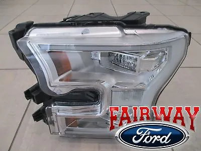 $799.95 • Buy 15 Thru 17 F-150 OEM Genuine Ford Chrome LED Head Lamp Light - Left Driver - NEW