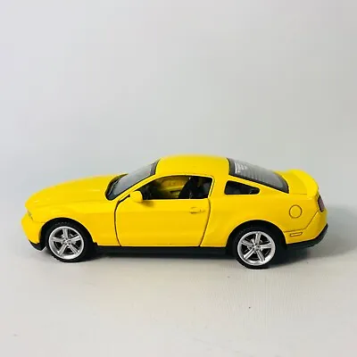 MSZ Ford Mustang GT 1:36 Scale Pull Back Model Car Yellow Opening Doors • $16.95