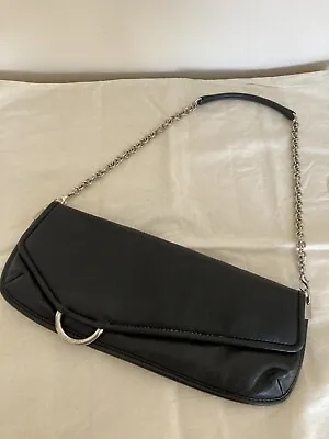 LANCEL Leather Pouch Clutch Shoulder Bag • £49