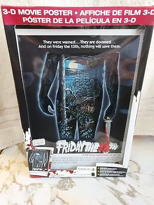 2006 Mcfarlane Jason Voorhees  Friday The 13th 3-d Movie Poster New • $65.09