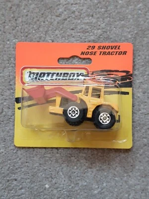 £3.20 • Buy Matchbox No 29 Shovel Nose Tractor In Blister Pack