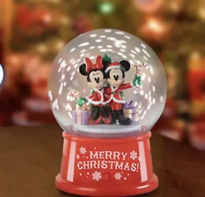 Disney 2023 Lowe’s Minnie And Mickey Snow Globe 2023 • $27.99