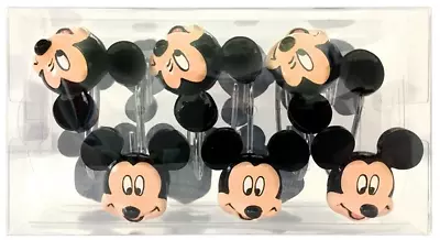 Mickey Mouse Shower Curtain Hooks Set Of 12 Disney Jay Franco Magic Bathroom • $19.99