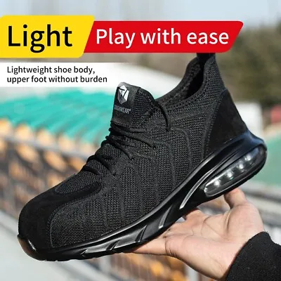Mens Safety Shoes Work Trainers Womens Steel Toe Cap Lightweight Composite Boots • £24.99