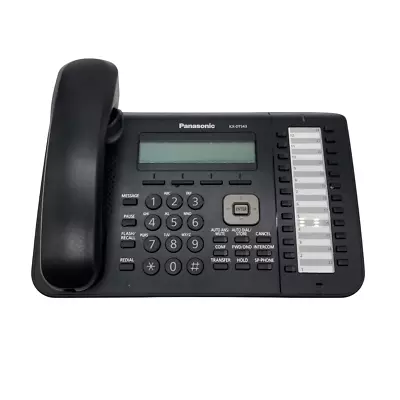 Panasonic KX-DT543SX Digital 3-line Digital Telephone Black *NO CORDS OR STAND* • $22.49