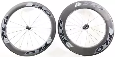 Flo Carbon Road Triathlon Bike TT Wheelset 700c 11 Speed Clincher Rim Brake • $699