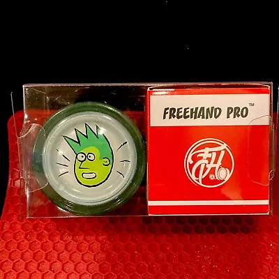 Unique Green Duncan Freehand Pro Yo Yo  With Wide Concave + Narrow Bearings.+Exs • $19.95