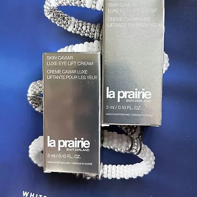 2xLa Prairie Skin Caviar Luxe Eye Lift Cream Travel Size 0.1oz / 3ml=total 6ml • $55.99