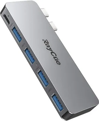 MacBook Pro USB Accessories USB C HUB Adapter With 4 USB 3.0 Ports 100W PD Cha • $24.99