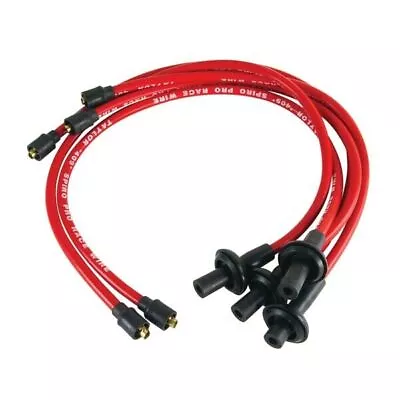 $79.95 • Buy Empi 9397 Vw Bug Spark Plug Wire Set Taylor Spiro Pro 409 Red Ignition Wires