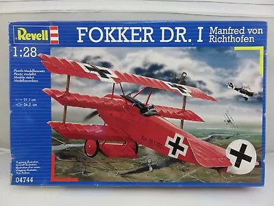 Revell Fokker DR.I Manfred Von Richthofen 1/28 Scale Model Kit 04744 UNBUILT • $34.92