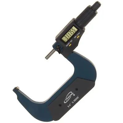 3-4 /0.00005  Micrometer Digital Electronic Oustside X-Large LCD Carbide Tips • $74.95