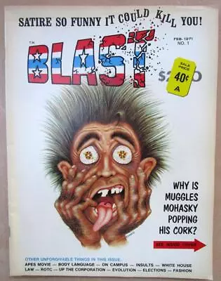BLAST #1 (2/71) MAD Rip-off Humor Magazine • $10.25