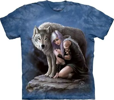 £29.99 • Buy WOLVEN PROTECTOR The Mountain T Shirt  Wolf Anne Stokes Unisex